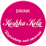 Drink Koshka-Cola! Refreshing and amorous.